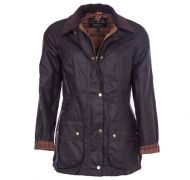 Barbour Ladies Wax Jacket. Beadnell - Rustic, Bark or Navy