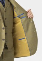Brook Tavener Fountains Sage Check Pure Wool Jacket