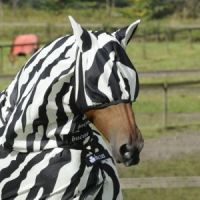 Bucas Buzz-off Zebra fly mask