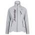 Euro-star Ladies Zipped Sweat Jacket-Grey Melange