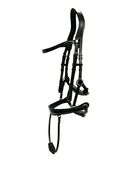 Jeffries Gentle Noseband - Flash-Cob-Black
