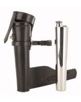 Jeffries Hand Blown Glass Hunting Flask and Case