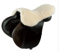 NuuMed Seamless Wool Seat Saver-Black-one size