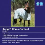 Amigo Turnout Hero-6 (600D) with Leg Arches - 50g