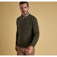 Barbour Mens Jumper. Nelson V Neck 