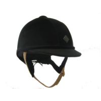 Charles Owen AYR8 Microsuede- Navy-57-standard fit