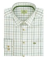 Hoggs  Mens Shirt. Ballmoral-Navy/Wine