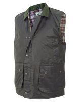 Hoggs Wax Waistcoat. Olive