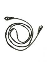 Jeffries Gentle Narrow Reins Calf Wrapped + internal stops.