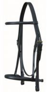 Wembley Snaffle with Show noseband and rubber grip reins