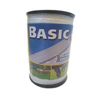 Basic Electric Fence Polytape 20ml x 200ml